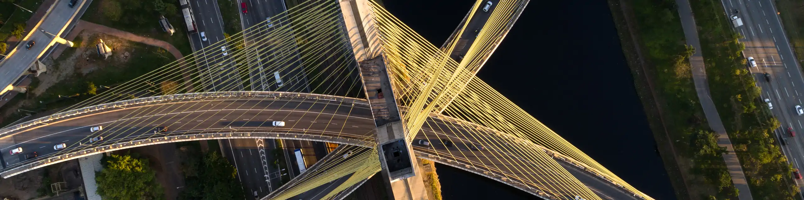 Estaiada Bridge in Sao Paulo, Brazil.