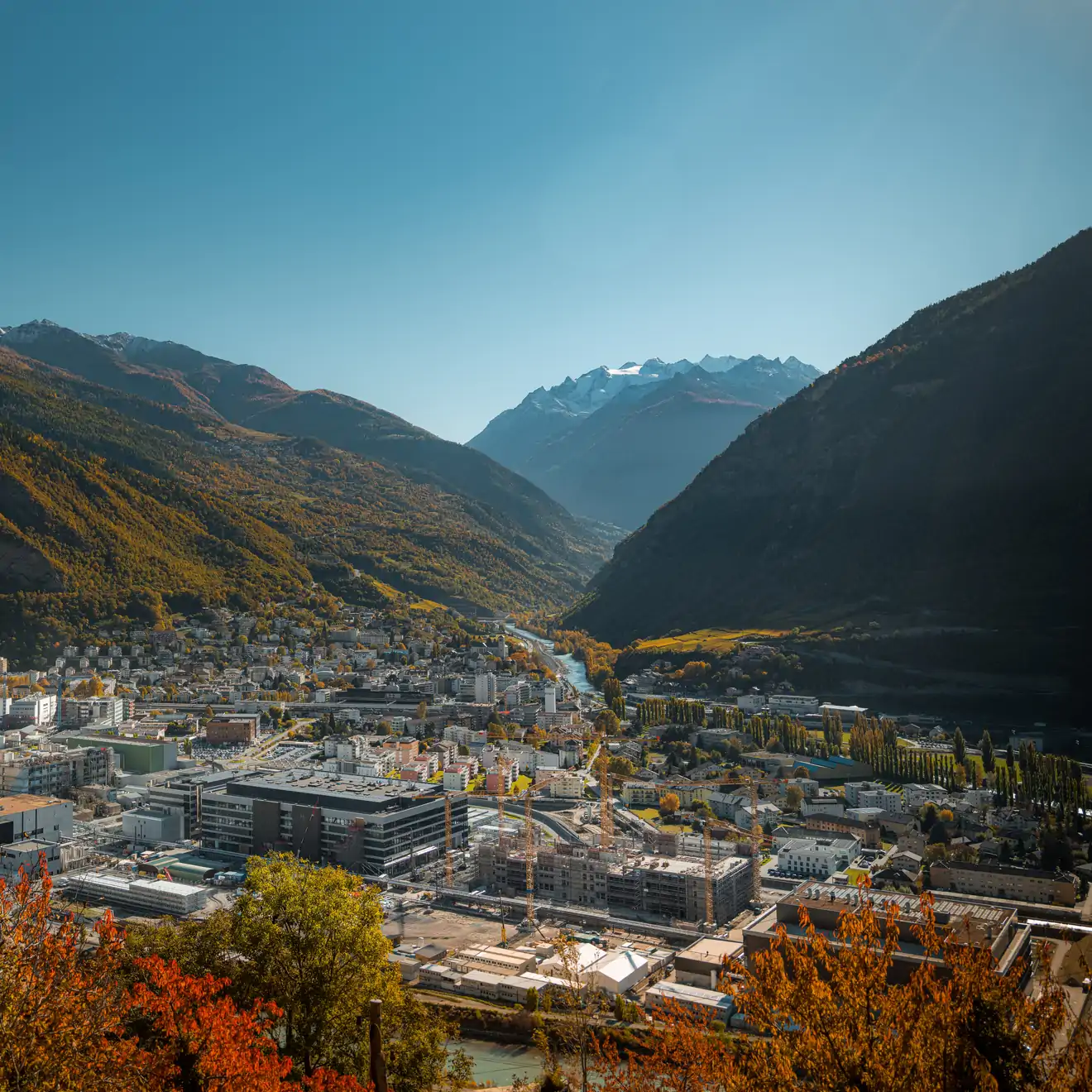 Visp in the Fall